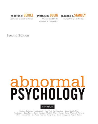 Abnormal Psychology — Deborah C. Beidel et al. (2012)