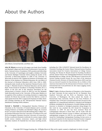 Chemistry: The Molecular Science — John W. Moore et al. (2010)