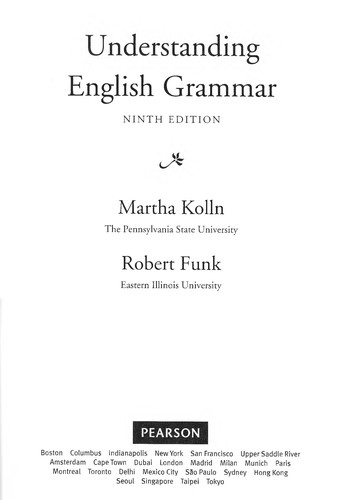 Understanding English Grammar — Martha Kolln et al. (2011)