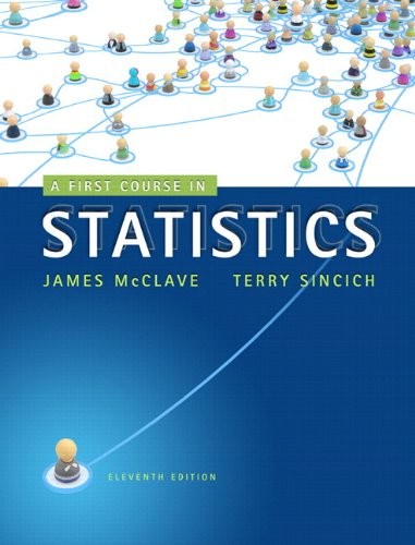 A First Course in Statistics — James T. McClave et al. (2013)