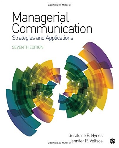 Managerial Communication: Strategies and Applications — Geraldine E. Hynes et al. (2018)