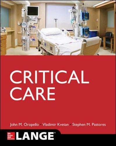 Lange Critical Care — John M. Oropello et al. (2016)