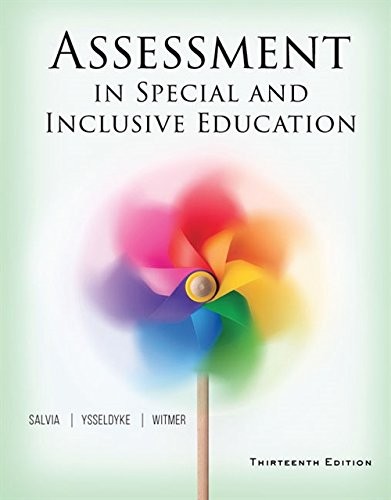 Assessment in Special and Inclusive Education — John Salvia et al. (2016)