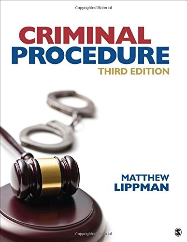 Criminal Procedure — Matthew Lippman (2016)