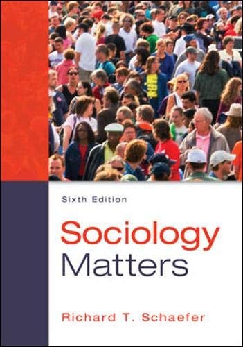 Sociology Matters — Richard T. Schaefer (2013)