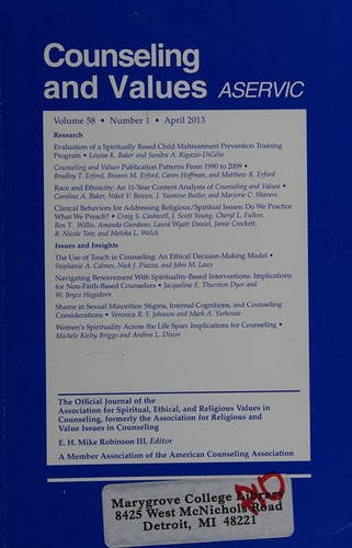 Assessment in Counseling — Anne Marie Wheeler et al. (2014)