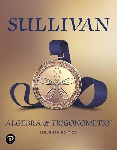 Algebra and Trigonometry — Michael Sullivan (2019)