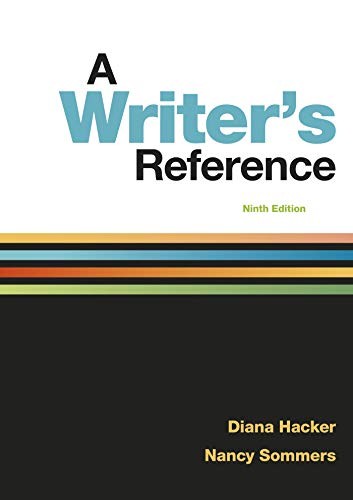 A Writer's Reference — Diana Hacker et al. (2017)