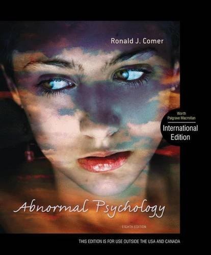 Abnormal Psychology — Ronald J. Comer (2012)
