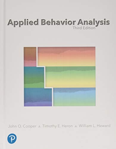 Applied Behavior Analysis — John O. Cooper et al. (2019)