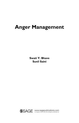 Anger Management — Swati Y Bhave et al. (2009)