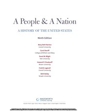A People and a Nation: A History of the United States — Mary Beth Norton et al. (2011)