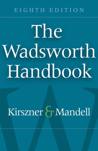 Wadsworth Handbook 8e-Instructors Edition — Laurie G. Kirszner et al. (2007)