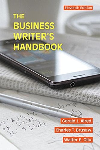 The Business Writer's Handbook — Gerald J. Alred et al. (2015)