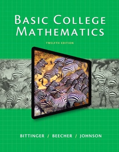 Basic College Mathematics — Marvin Bittinger et al. (2013)