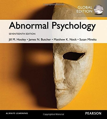 Abnormal Psychology, Global Edition — James N. Butcher et al. (2016)