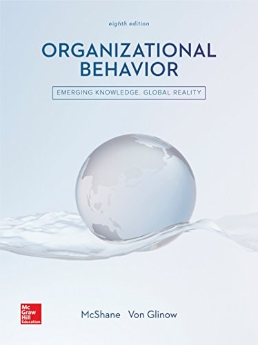 Organizational Behavior — Steven McShane et al. (2017)