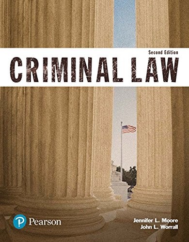 Criminal Law (Justice Series) — Jennifer Moore et al. (2017)