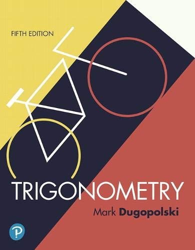 Trigonometry — Mark Dugopolski (2019)