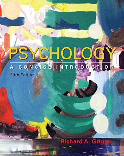 Psychology: A concise introduction — Richard A. Griggs (2016)