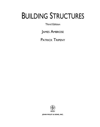 Building Structures — James Ambrose et al. (2011)