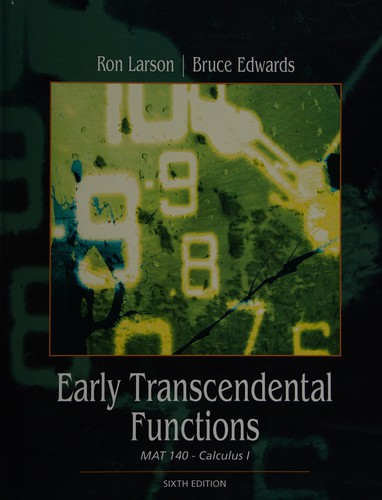Calculus: Early Transcendental Functions — Ron Larson et al. (2014)