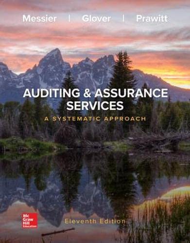 Auditing & Assurance Services — William F. Messier et al. (2018)