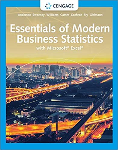 Essentials of Modern Business Statistics with Microsoft Office Excel — David R. Anderson et al. (2020)