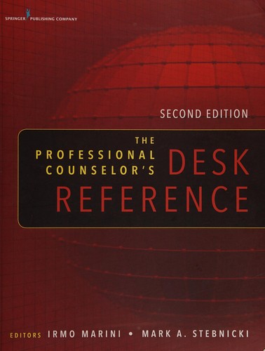 The Professional Counselor's Desk Reference, Second Edition — Dr. Irmo Marini et al. (2015)