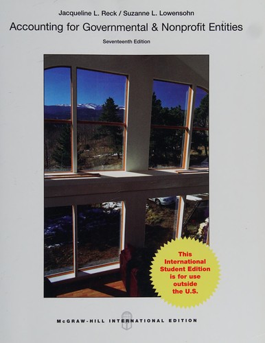 Accounting for Governmental & Nonprofit Entities — Jacqueline L. Reck et al. (2015)