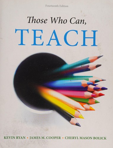 Those Who Can, Teach — Kevin Ryan et al. (2015)