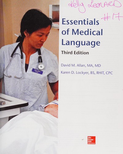 Essentials of Medical Language — David Allan et al. (2015)