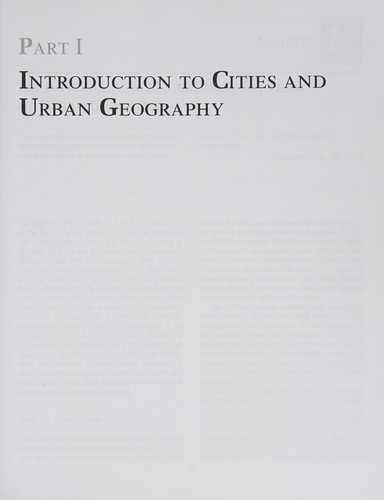 Urban Geography — Dave H. Kaplan et al. (2014)