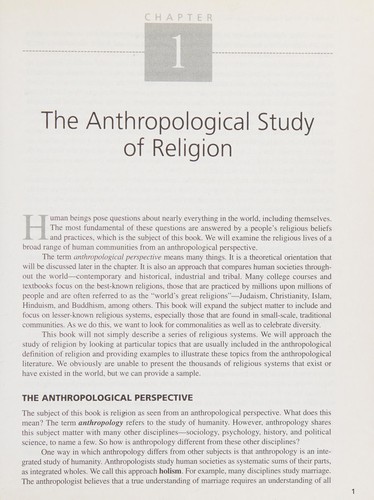 The Anthropology of Religion, Magic, and Witchcraft — Rebecca L. Stein et al. (2011)