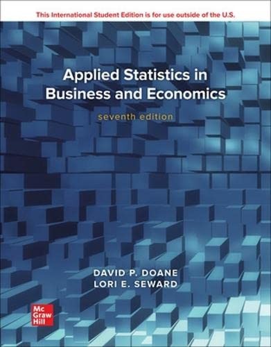 Applied Statistics in Business and Economics — David P. Doane et al. (2021)