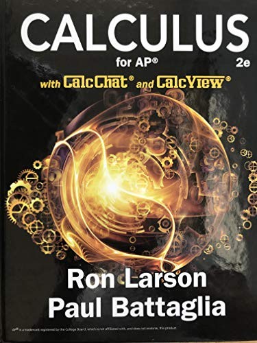 Calculus for AP: With CalcChat and CalcView — Ron Larson et al. (2021)
