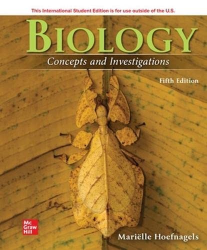 Biology?: Concepts and Investigations — HOEFNAGELS. (2020)