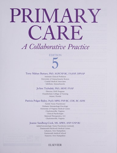 Primary Care: A Collaborative Practice — Terry Mahan Buttaro (2017)