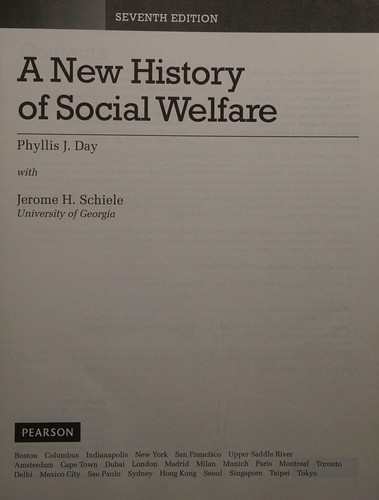 A New History of Social Welfare — Phyllis J. Day et al. (2013)