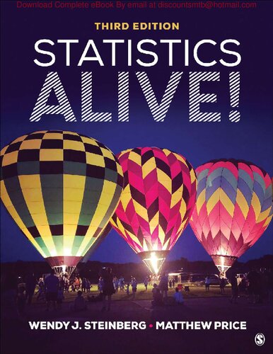 Statistics Alive! — Wendy J. Steinberg et al. (2020)
