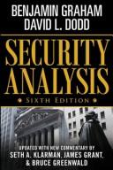 Security Analysis: Sixth Edition, Foreword by Warren Buffett — Benjamin Graham et al. (2008)