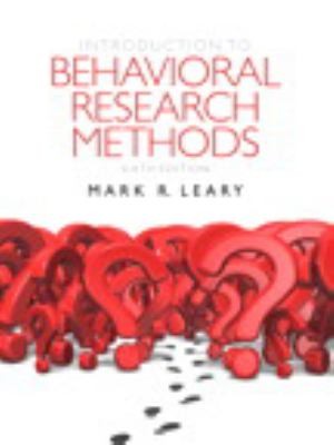 Introduction to Behavioral Research Methods — Mark R. Leary (2011)