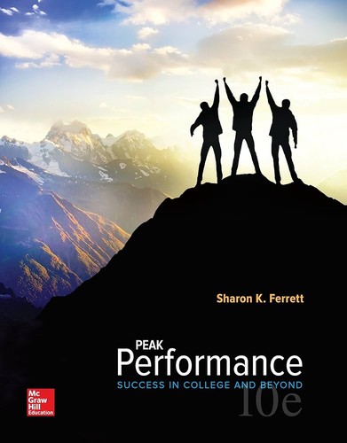 Peak Performance: Success in College and Beyond — Sharon Ferrett (2017)