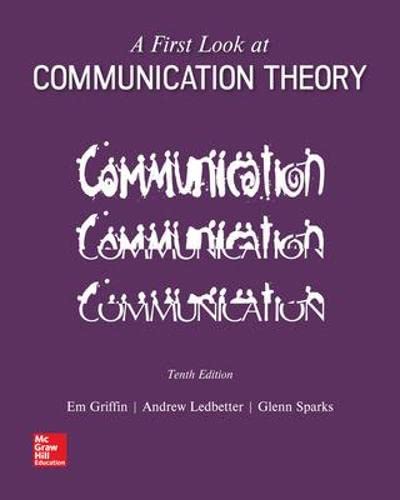 A First Look at Communication Theory — Emory A. Griffin et al. (2019)