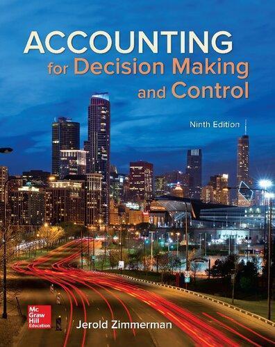 Accounting for Decision Making and Control — Jerold Zimmerman (2016)