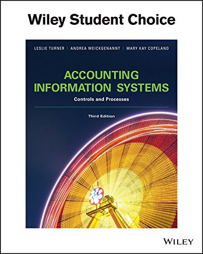 Accounting Information Systems — Leslie Turner et al. (2017)