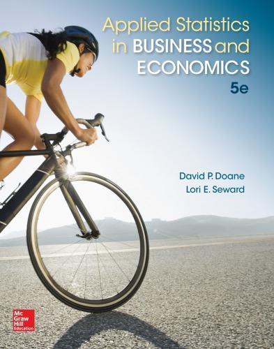 Applied Statistics in Business and Economics — David P. Doane et al. (2015)