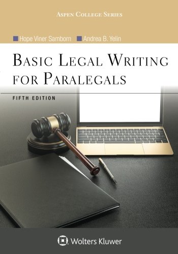 Basic Legal Writing for Paralegals — Hope Viner Samborn et al. (2016)