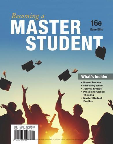 Becoming a Master Student — Dave Ellis (2016)
