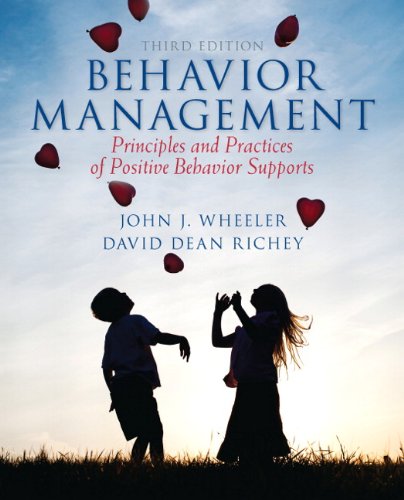 Behavior Management — John J. Wheeler et al. (2013)
